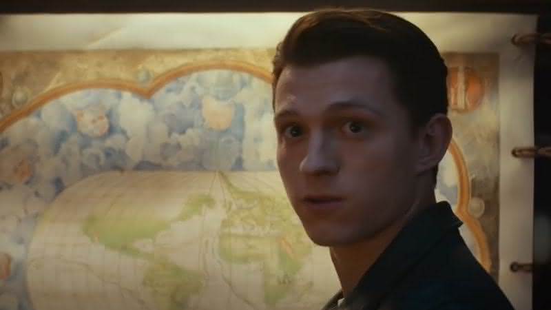 Tom Holland vive Nathan Drake na adaptação - (Reprodução/Sony Pictures)