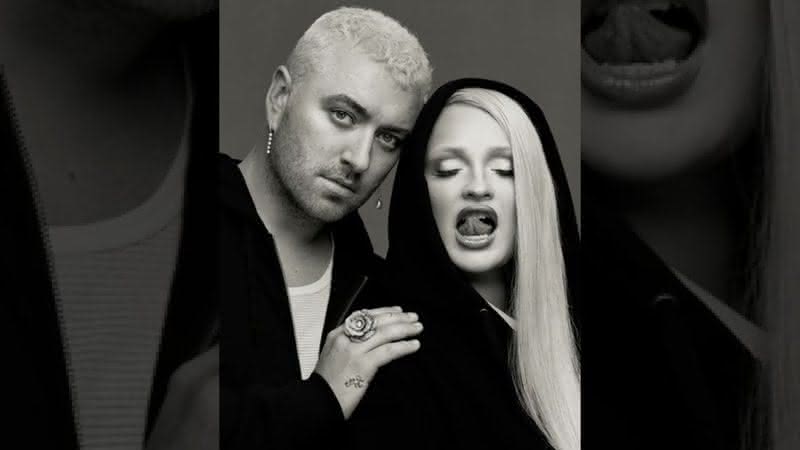 "Unholy"viralizou no TikTok após um vídeo postado no perfil de Sam Smith, onde ele e Kim Petras dançavam uma prévia da música - Divulgação