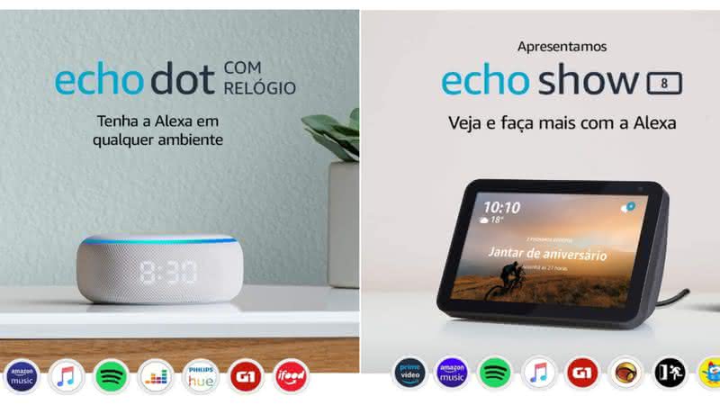 Dispositivos Echo: conheça todas as funções e habilidades que vão facilitar a sua vida - Reprodução/Amazon