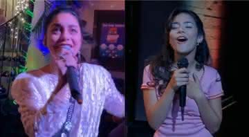 Vanessa Hudgens em vídeo e Gabriella em High School Musical cantando Breaking Free - Instagram/Youtube