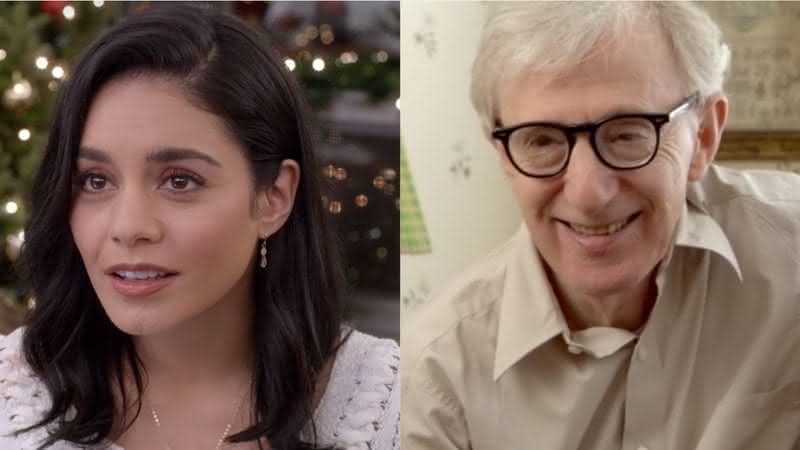 Vanessa Hudgens em Um Passado de Presente e Woody Allen em entrevista - Netflix/Youtube