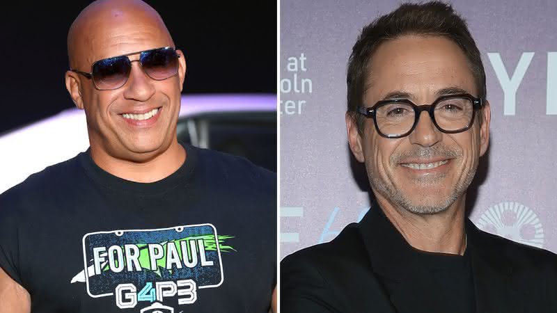 Vin Diesel quer Robert Downey Jr. como vilão no próximo filme de "Velozes e Furiosos" - Reprodução:  Dimitrios Kambouris/ Monica Schipper/ Getty Images