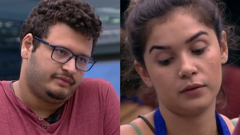 Victor Hugo e Gizelly na cozinha do BBB20 - Globoplay