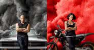 Vin Diesel e Michelle Rodriguez em pôsteres de Velozes e Furiosos 9 - Twitter