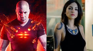 Vin Diesel e Eiza González caracterizados em Bloodshot - DivulgaçãoColumbia Pictures/Instagram