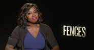 Viola Davis durante uma entrevista sobre o filme Fences - YouTube