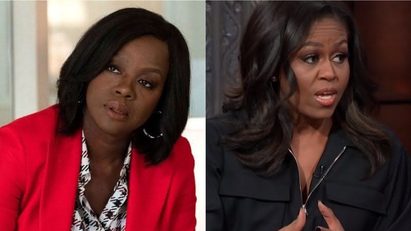 Viola Davis em How To Get Away With Murder e Michelle Obama em entrevista - ABC/Youtube