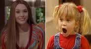 Elizabeth Olsen, de "WandaVision", foi convidada a interpretar Michelle Tanner em "Três É Demais" - Reprodução/Marvel Studios/ABC