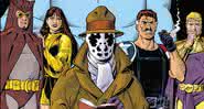 Personagens de Watchmen em cena do quadrinho - DC Comics