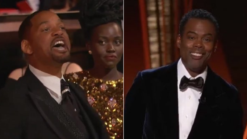 Will Smith e Chris Rock no Oscar 2022 - Reprodução/ABC