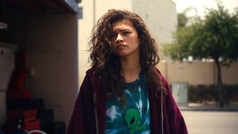 Zendaya em "Euphoria" - Reprodução/HBO