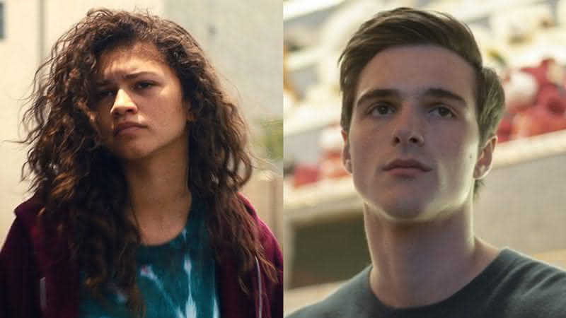 Zendaya e Jacob Elordi na primeira temporada de Euphoria, da HBO - HBO