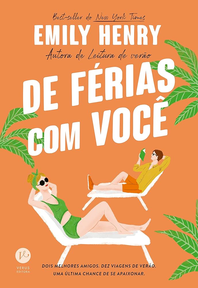 Capa do livro "De Férias com Você", de Emily Henry