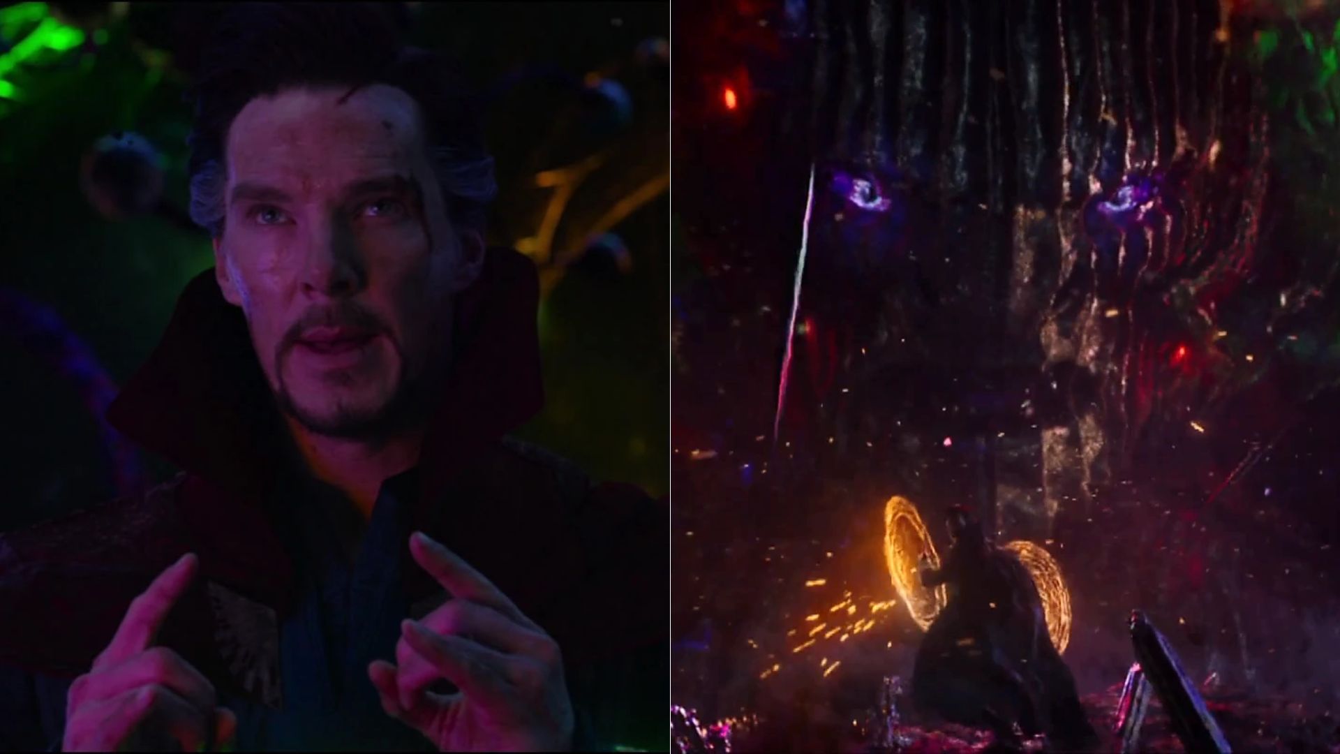 Em "Doutor Estranho", Benedict Cumberbatch deu vida ao protagonista, mas também ao antagonista, Dormammu (Foto: Reprodução/Maarvel Studios)