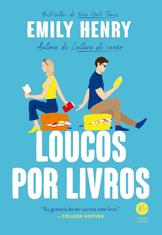 Capa do livro "Loucos Por Livros", de Emily Henry