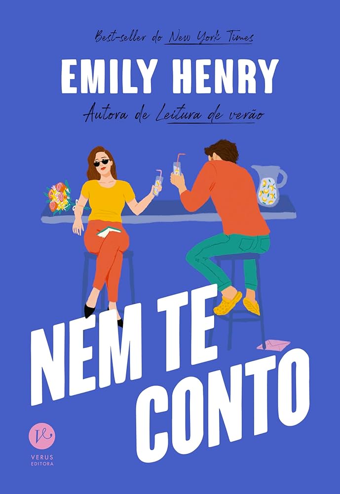 Capa do livro "Nem Te Conto", de Emily Henry