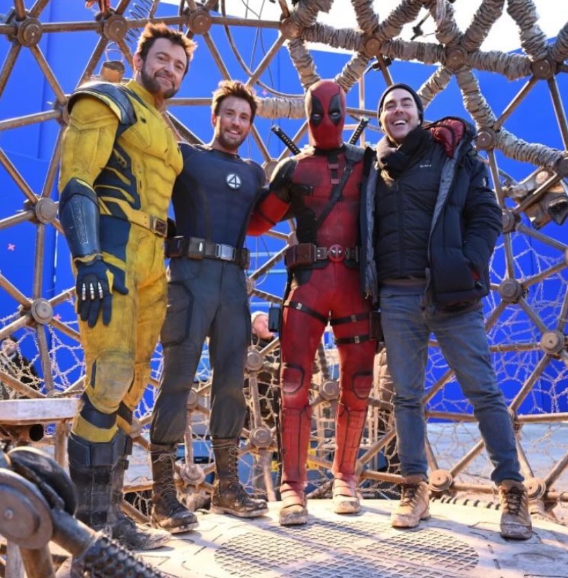 Chris Evans no set de "Deadpool & Wolverine"