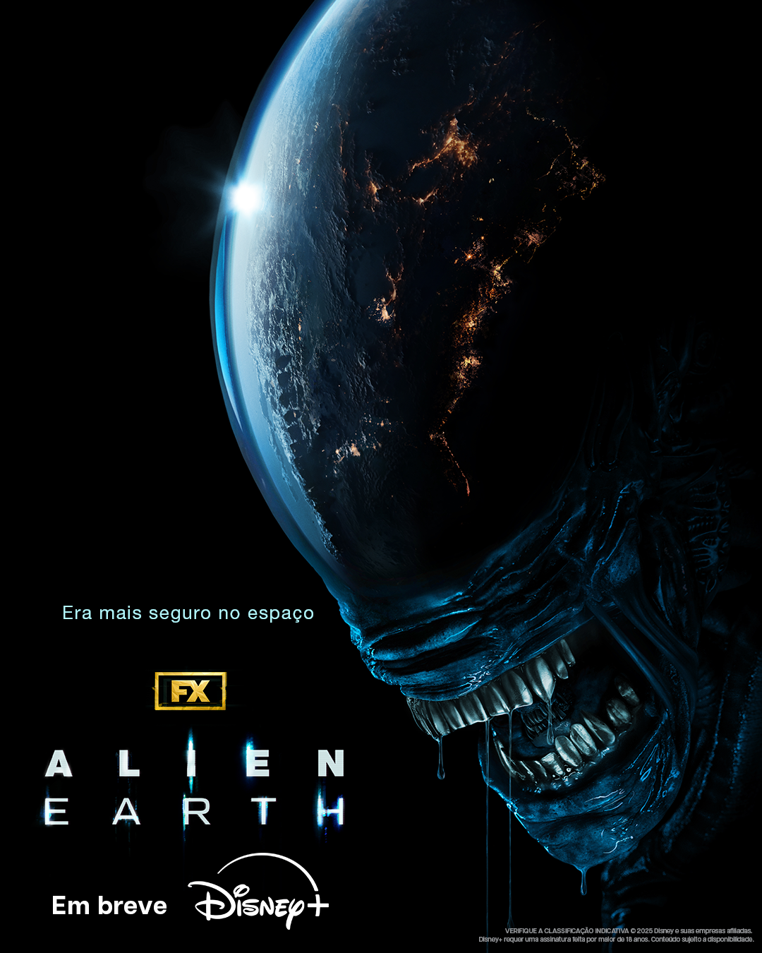 Pôster oficial de Alien: Earth (Divulgação/Disney+)