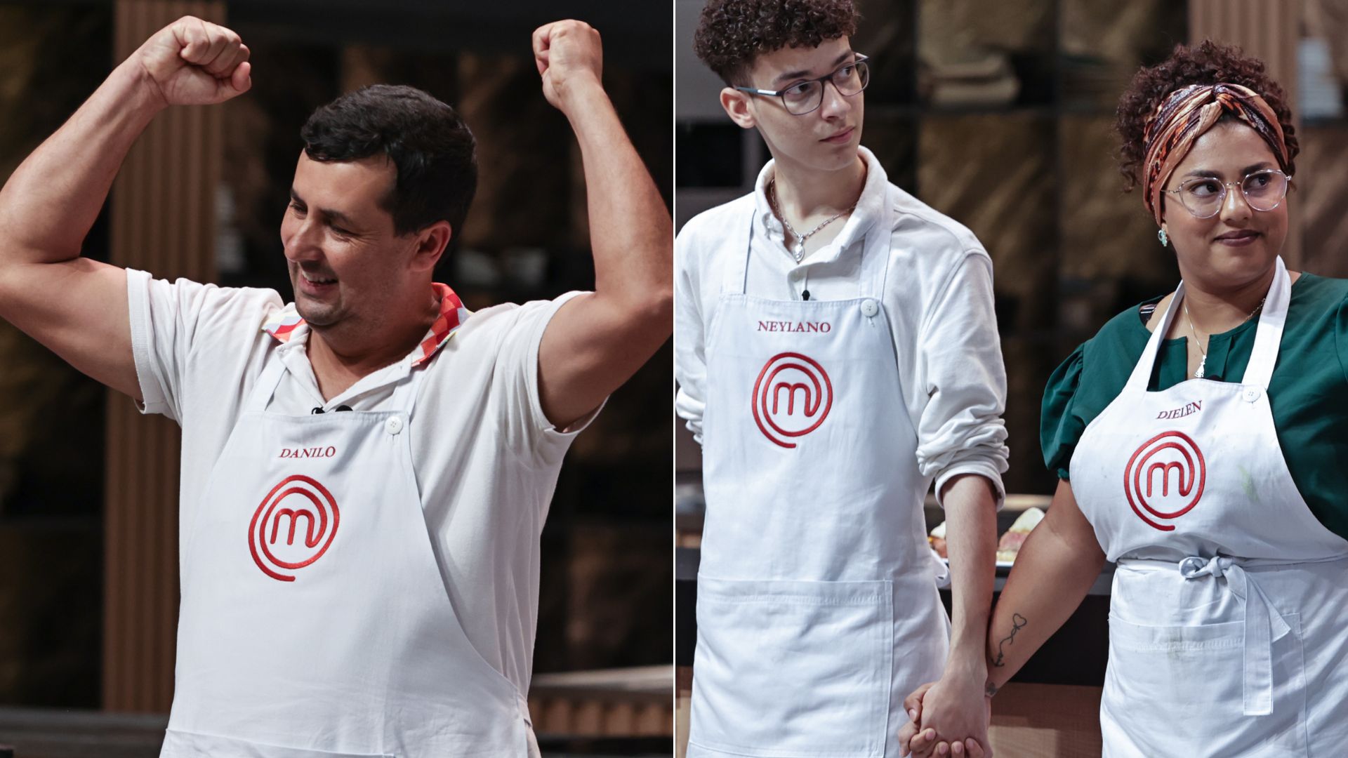 Danilo se destacou com um hambúrguer na brasa, mas Neylano e Dielen foram os piores na Prova de Eliminação, levando o estudante de Nutrição a ser o 1º eliminado da 10ª temporada do "MasterChef Brasil" (Fotos: Melissa Haidar/Band)