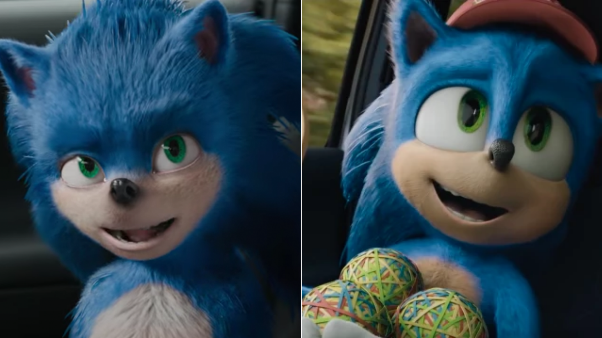 Fãs protestaram contra o visual de Sonic e conseguiram mudá-lo (Foto: Reprodução/Paramount Pictures)