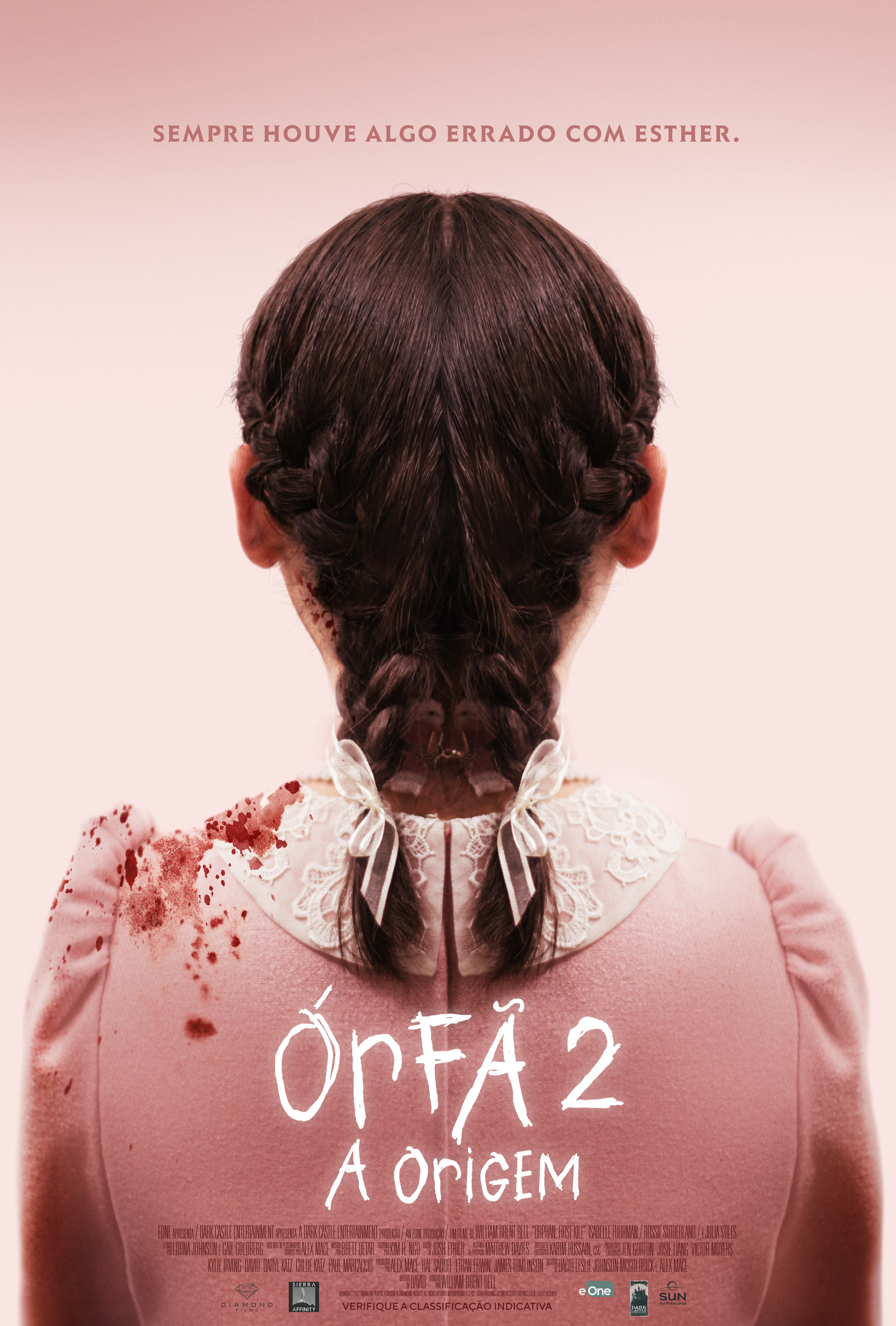 Isabelle Fuhrman no pôster oficial de "Órfã 2: A Origem"/ Foto: Diamond Films