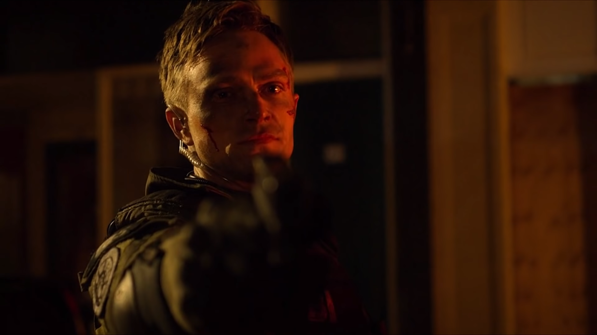 Wilson Bethel viveu Benjamin Poindexter, a identidade secreta do Mercenário, na série "Demolidor", da Netflix com a Marvel (Foto: Reprodução/Netflix)