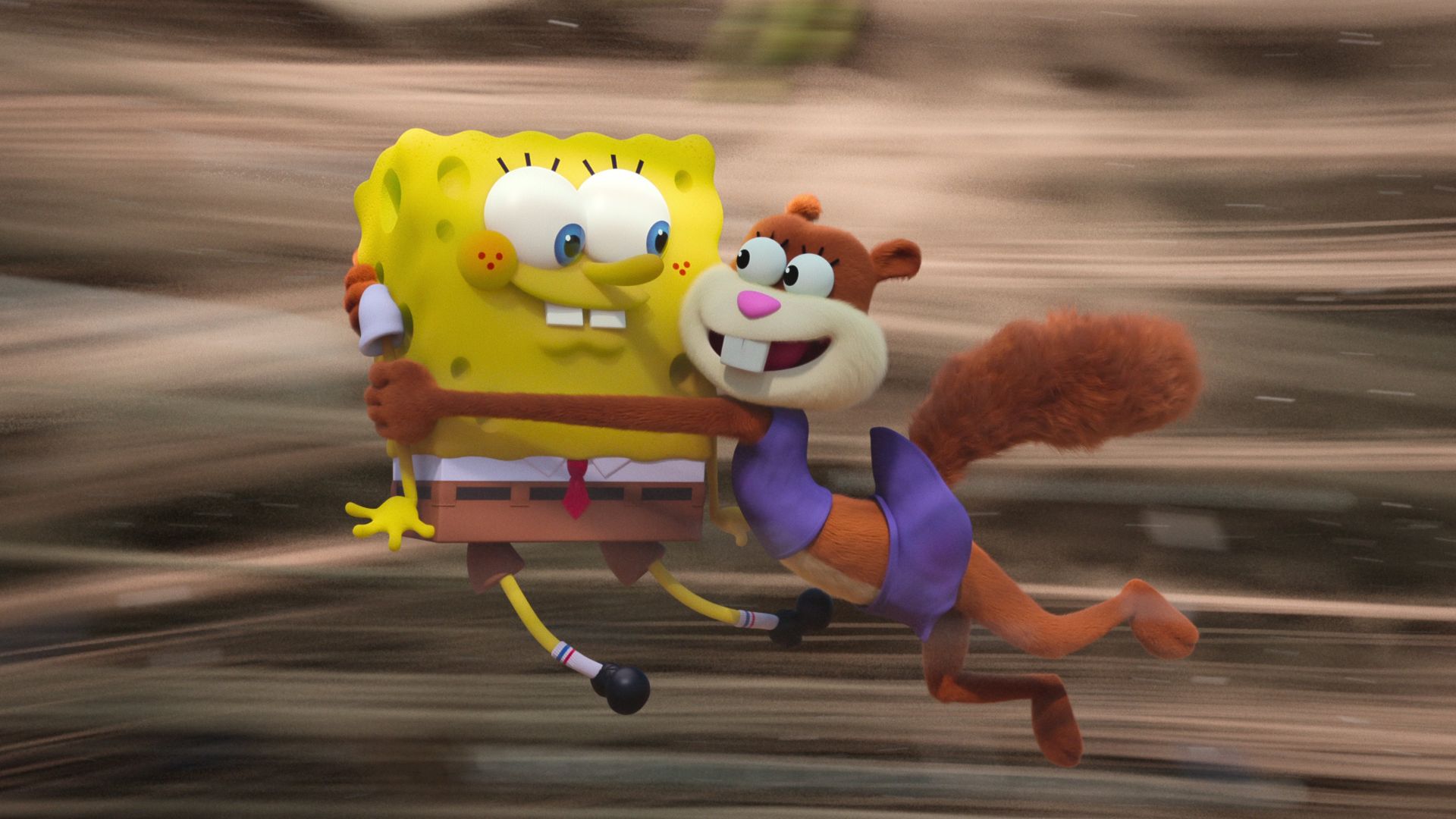 Sandy precisa salvar a Fenda do Biquíni em novo filme de “Bob Esponja”