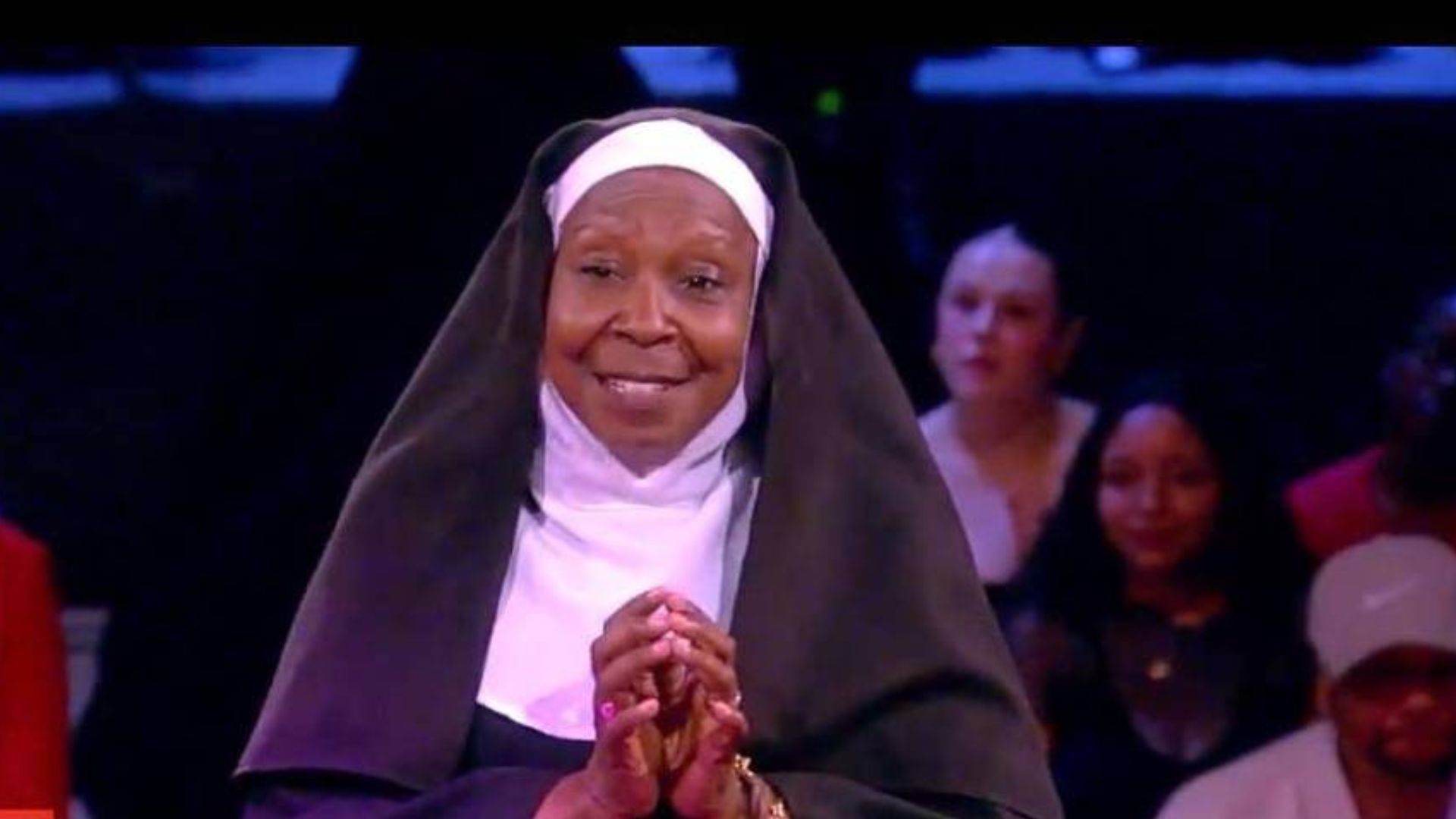 Whoopi Goldberg reúne elenco de “Mudança de Hábito 2” e recria cena clássica
