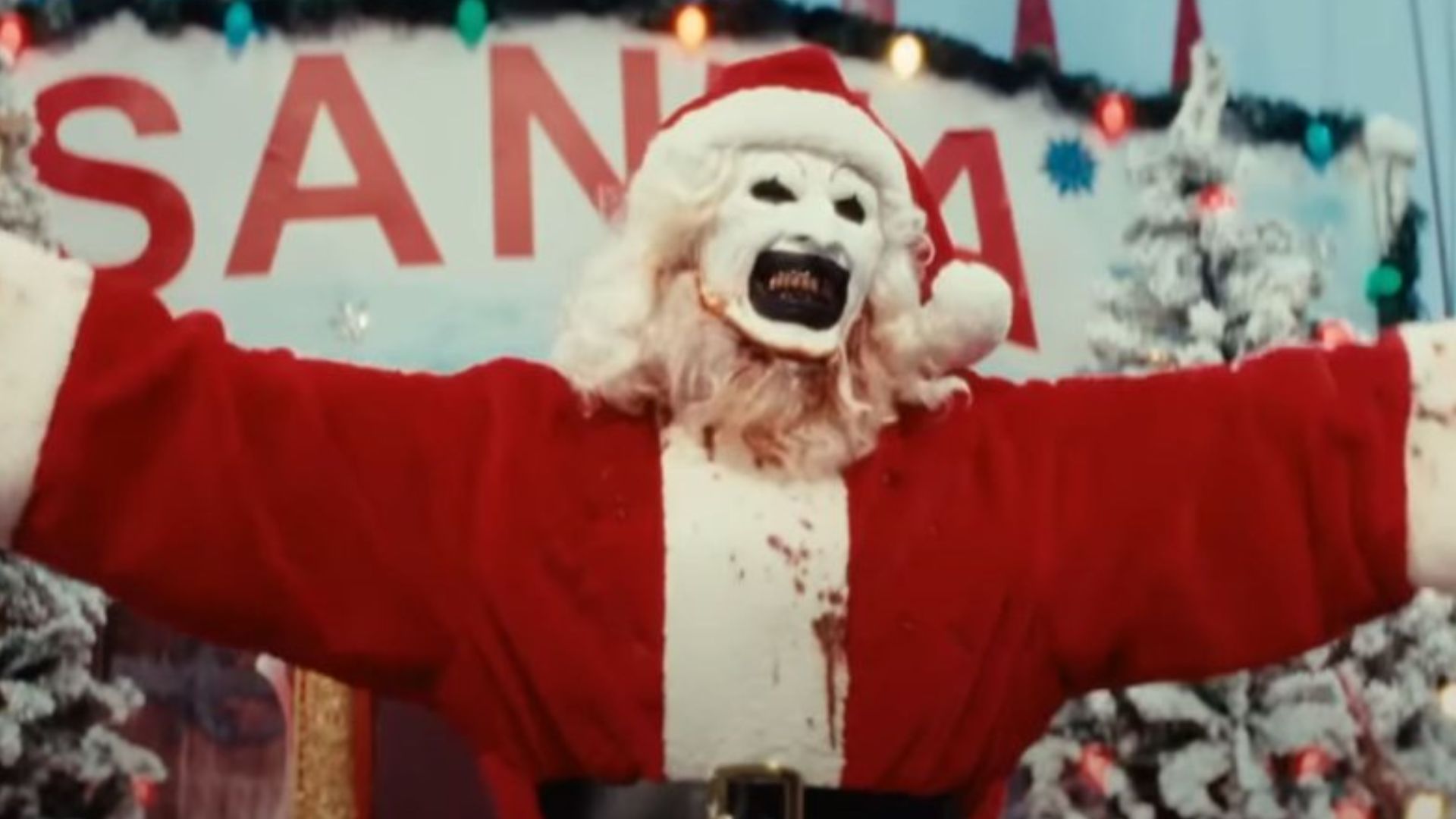“Terrifier 3” ganha teaser violento em cenário natalino; assista
