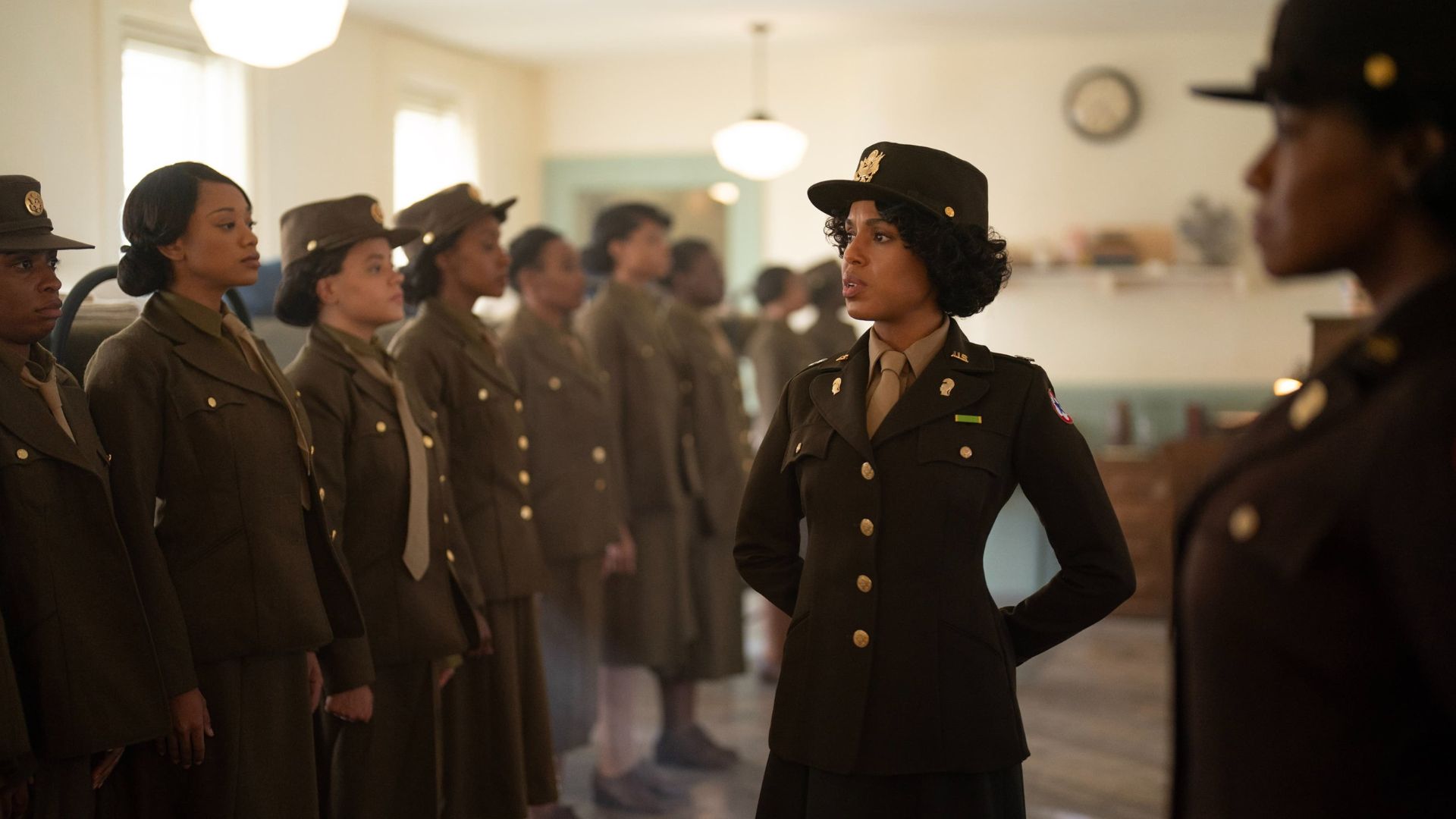 Kerry Washington lidera batalhão feminino negro dos EUA em novo filme da Netflix