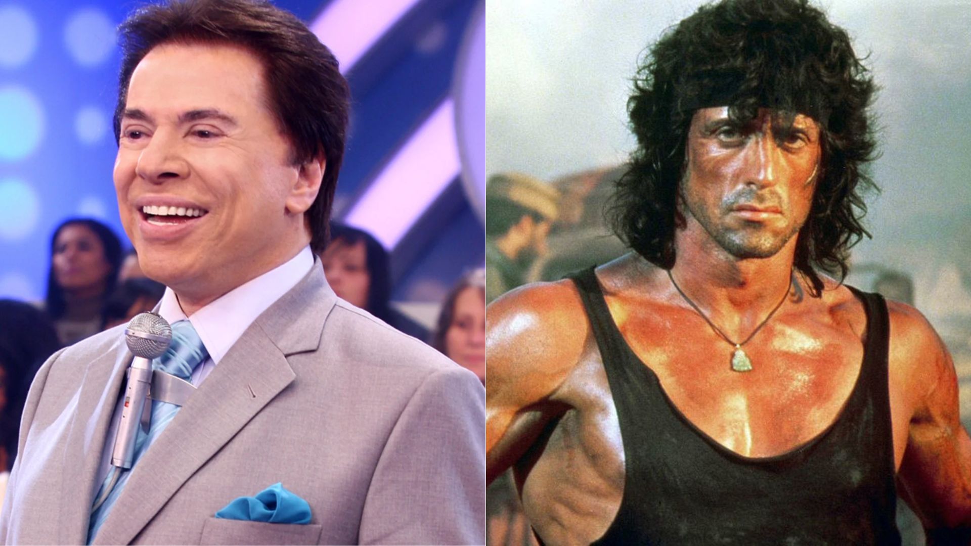Relembre o dia em que Silvio Santos usou o Rambo para “bater” na Globo
