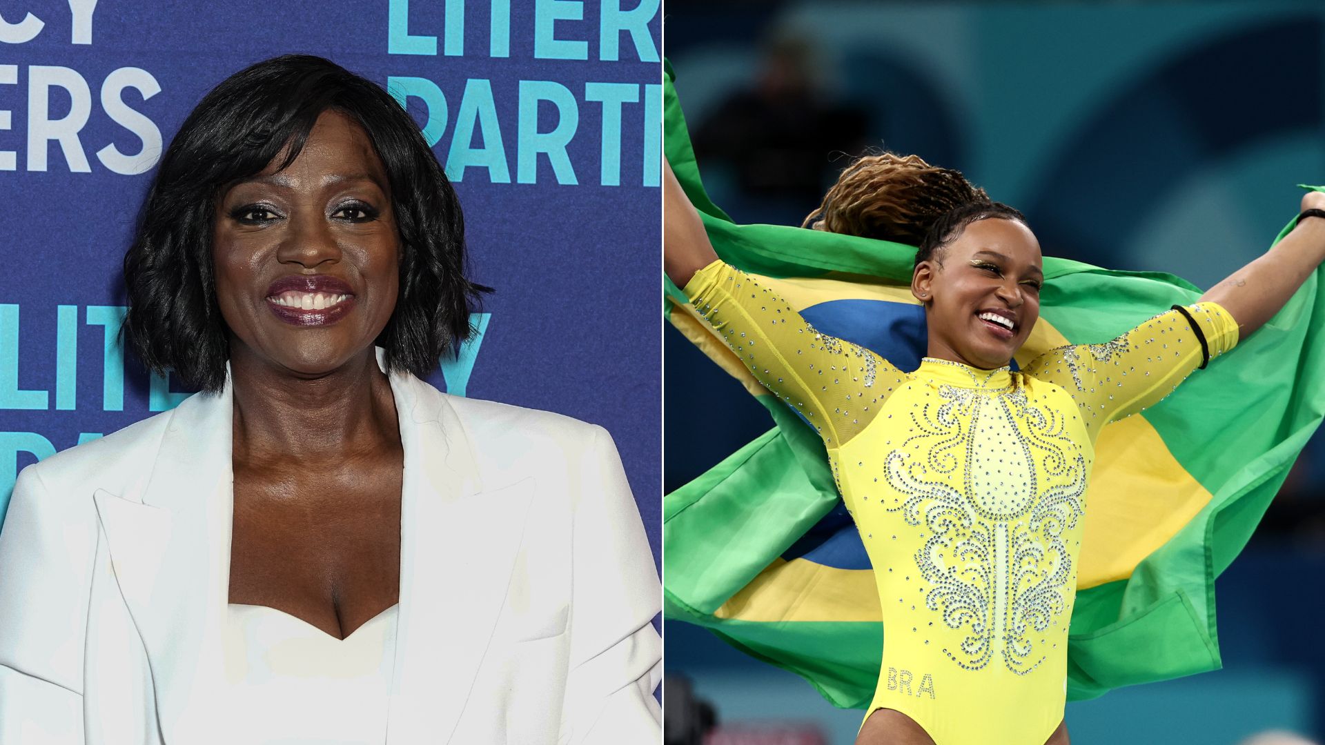 Viola Davis aclama Rebeca Andrade após medalha de ouro nas Olimpíadas 2024