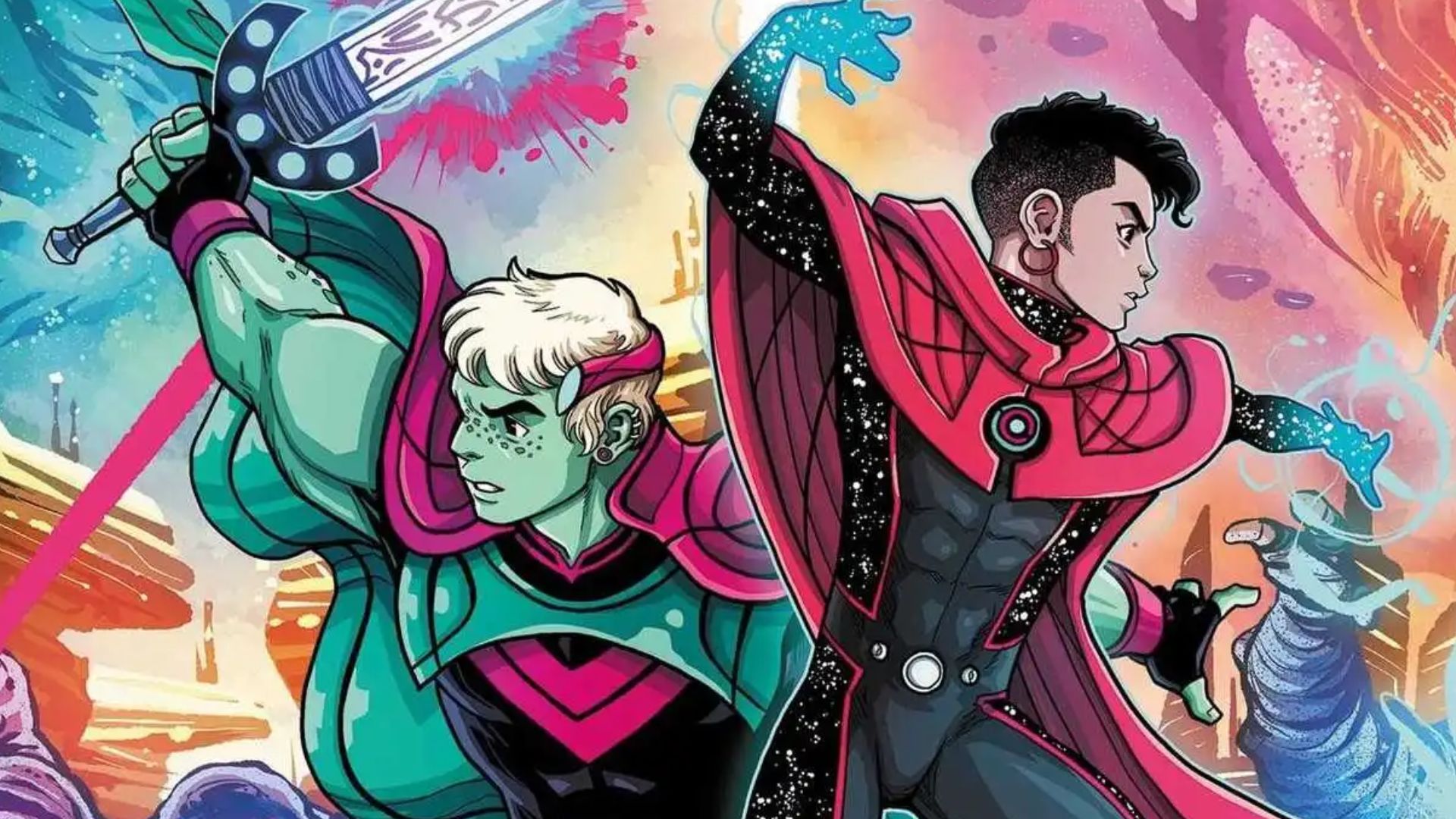 Hulkling, namorado de Wicanno, quase esteve em Agatha Desde Sempre, revela showrunner