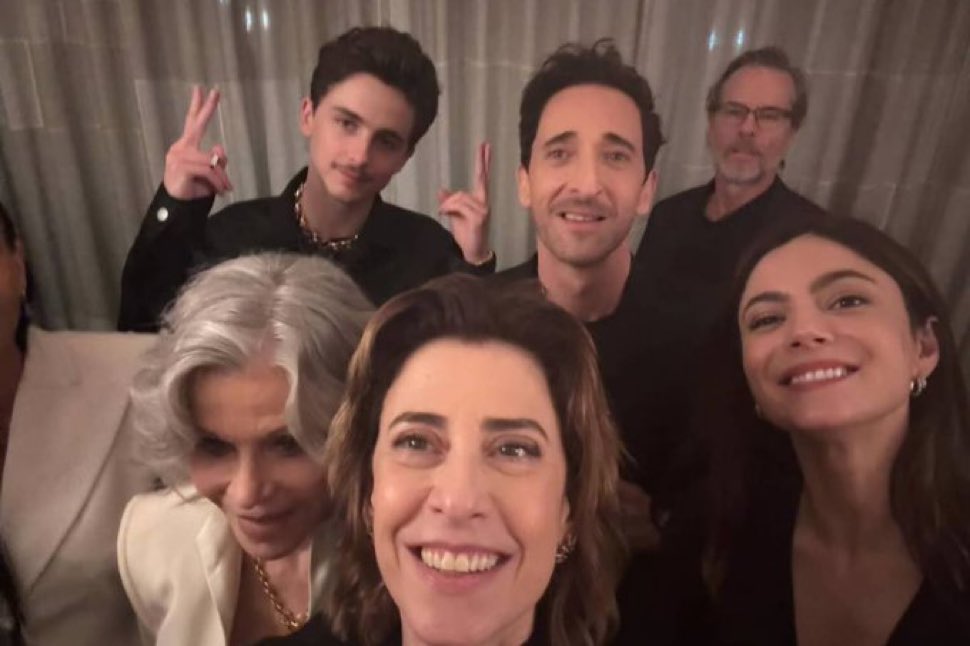 Fernanda Torres em jantar dos indicados ao Oscar (Reprodução/Instagram)
