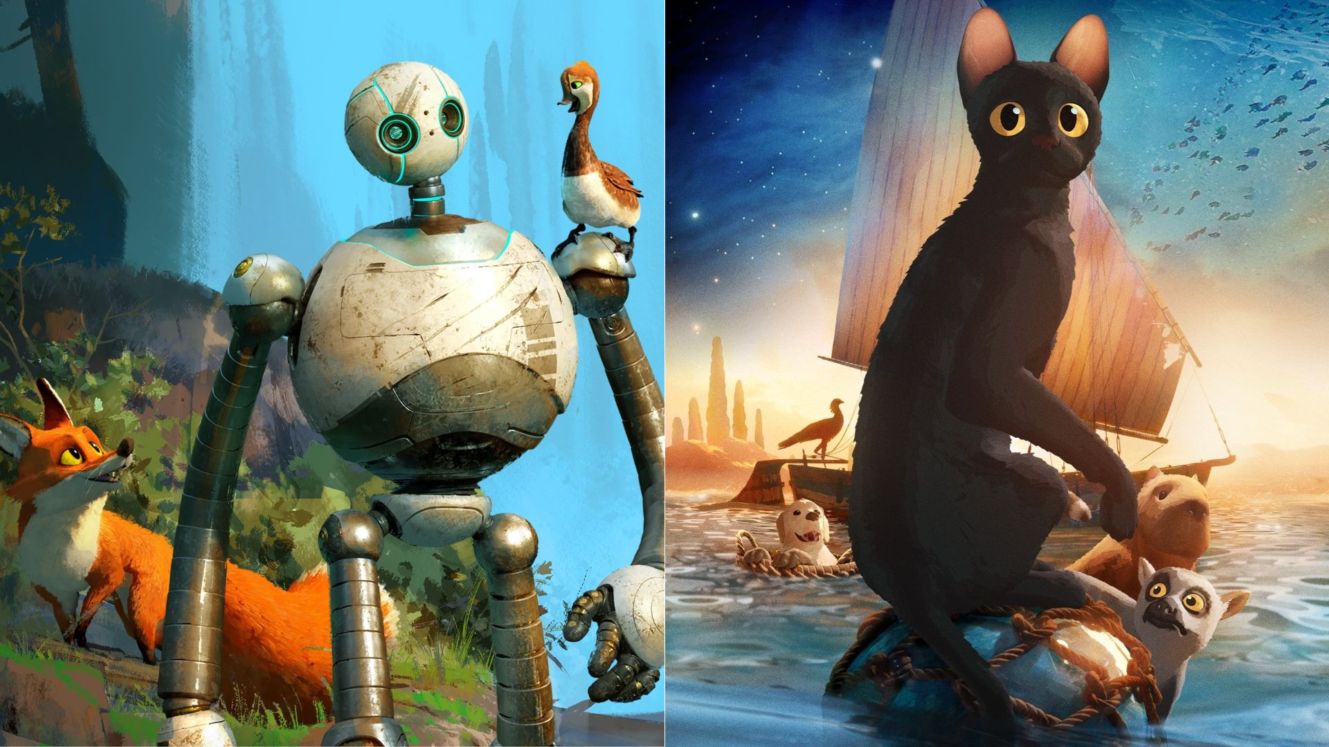Robô Selvagem e Flow, animações indicadas ao Oscar 2025, ganham data no streaming