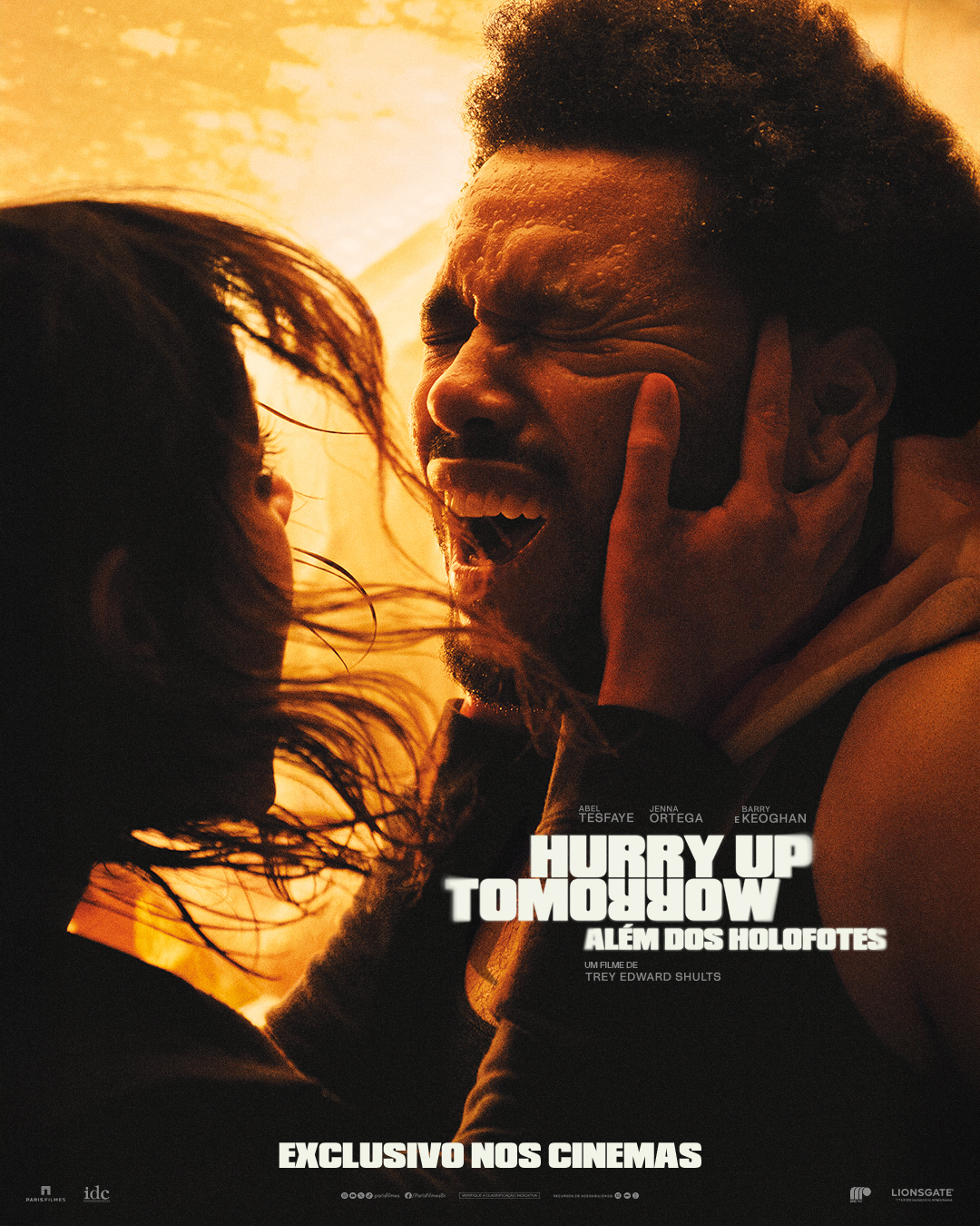 Pôster de Hurry Up Tomorrow (Divulgação/Paris Filmes)