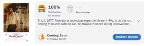 O Agente Secreto recebe certificado de aprovação da crítica no Rotten Tomatoes (Foto: Reprodução)
