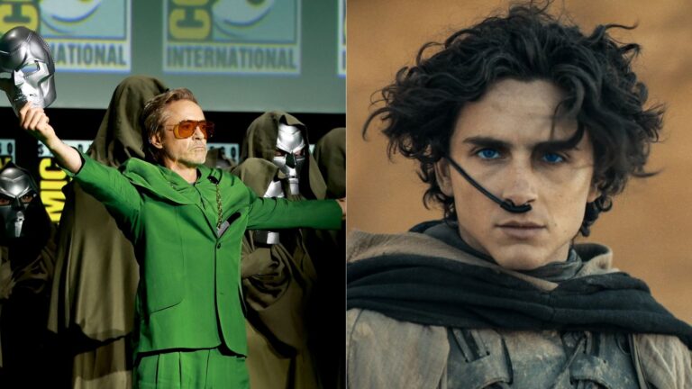 “Dunesday”: Robert Downey Jr. e Timothée Chalamet batizam “duelo” entre Vingadores 5 e Duna 3