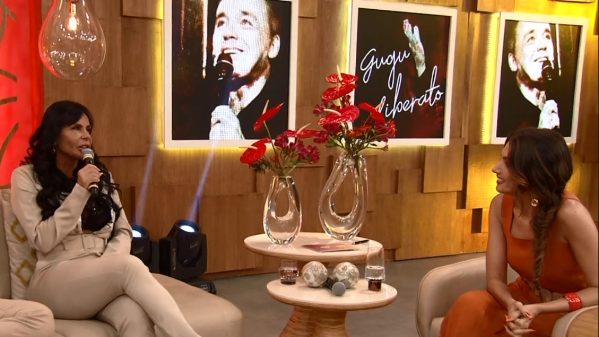 Encontro: Gretchen relembra momentos ao lado de Gugu Liberato e revela o motivo por não ter comparecido no velório do amigo