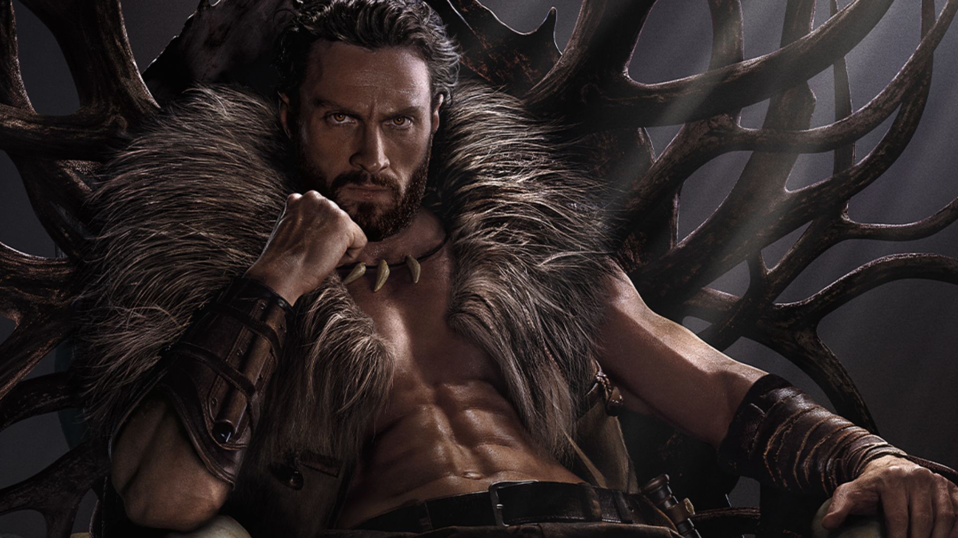 Aaron Taylor-Johnson surge como Kraven, o Caçador, em primeiro trailer do filme