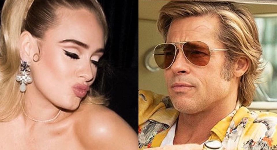 Romance? Adele e Brad Pitt estariam se conhecendo melhor