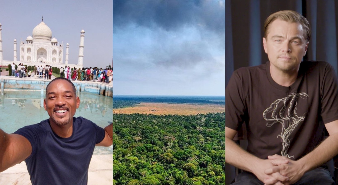 Leonardo DiCaprio e Will Smith se unem para ajudar a Amazônia
