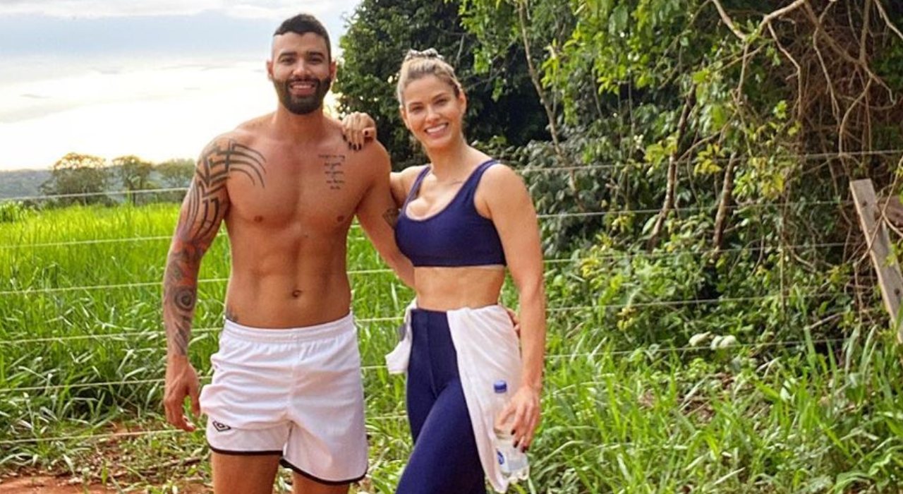 Andressa Suita aparece sem aliança após término com Gusttavo Lima