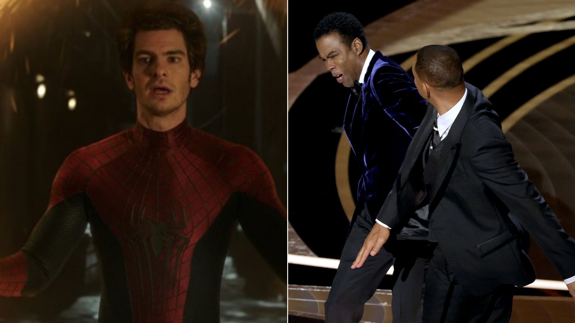 Andrew Garfield recria tapa de Will Smith após cerimônia do Oscar