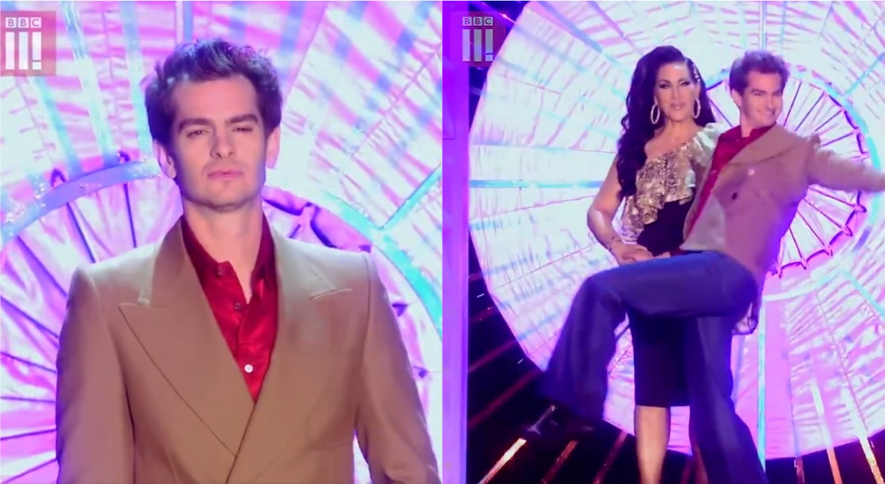 Andrew Garfield surpreende até Michelle Visage ao desfilar na passarela de RuPaul’s Drag Race UK