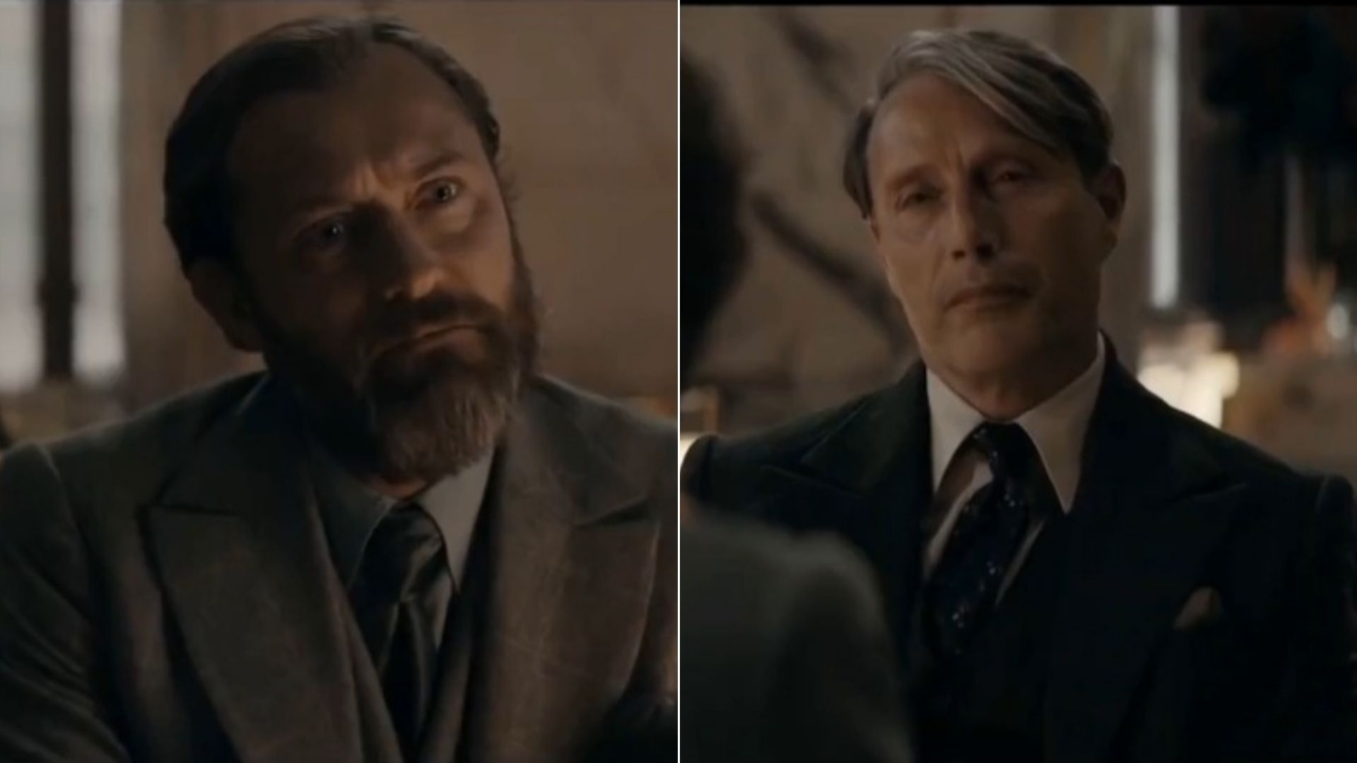 Dumbledore confessa seu amor por Grindelwald em novo teaser de “Animais Fantásticos 3”
