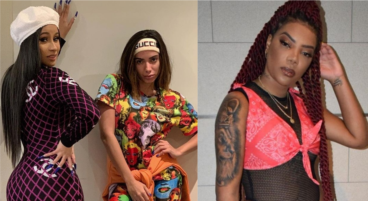Cardi B é um dos pivôs de briga entre Anitta e Ludmilla, diz jornal