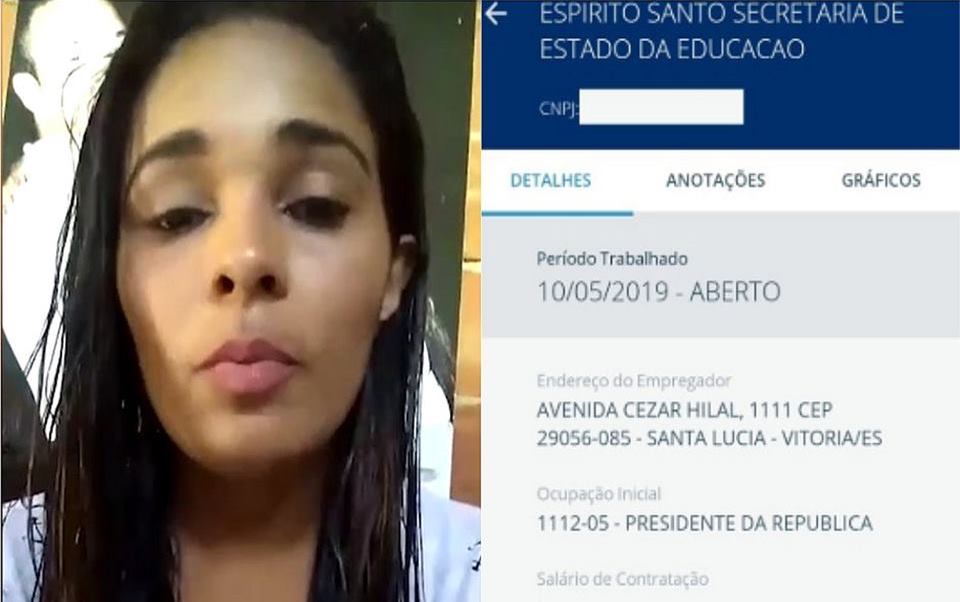 Desempregada tem auxílio emergencial negado ao constar como “Presidente da República”