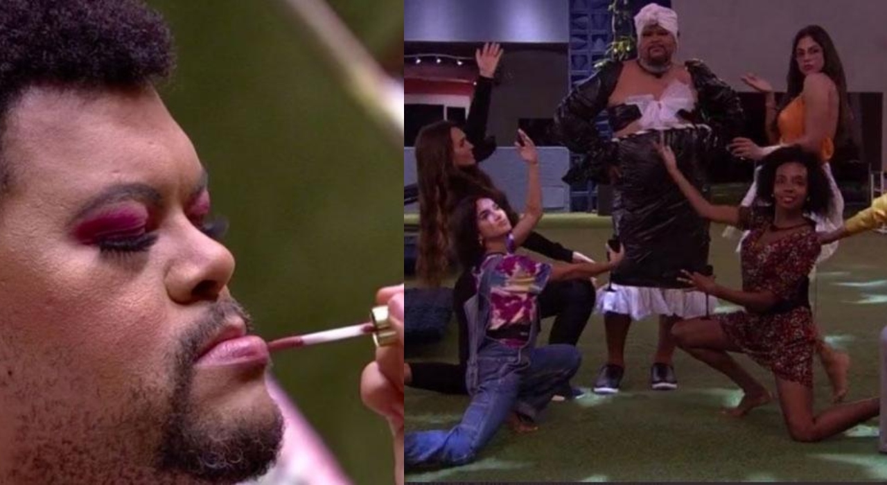 BBB20: Babu aceita proposta de sisters e se transforma em drag queen