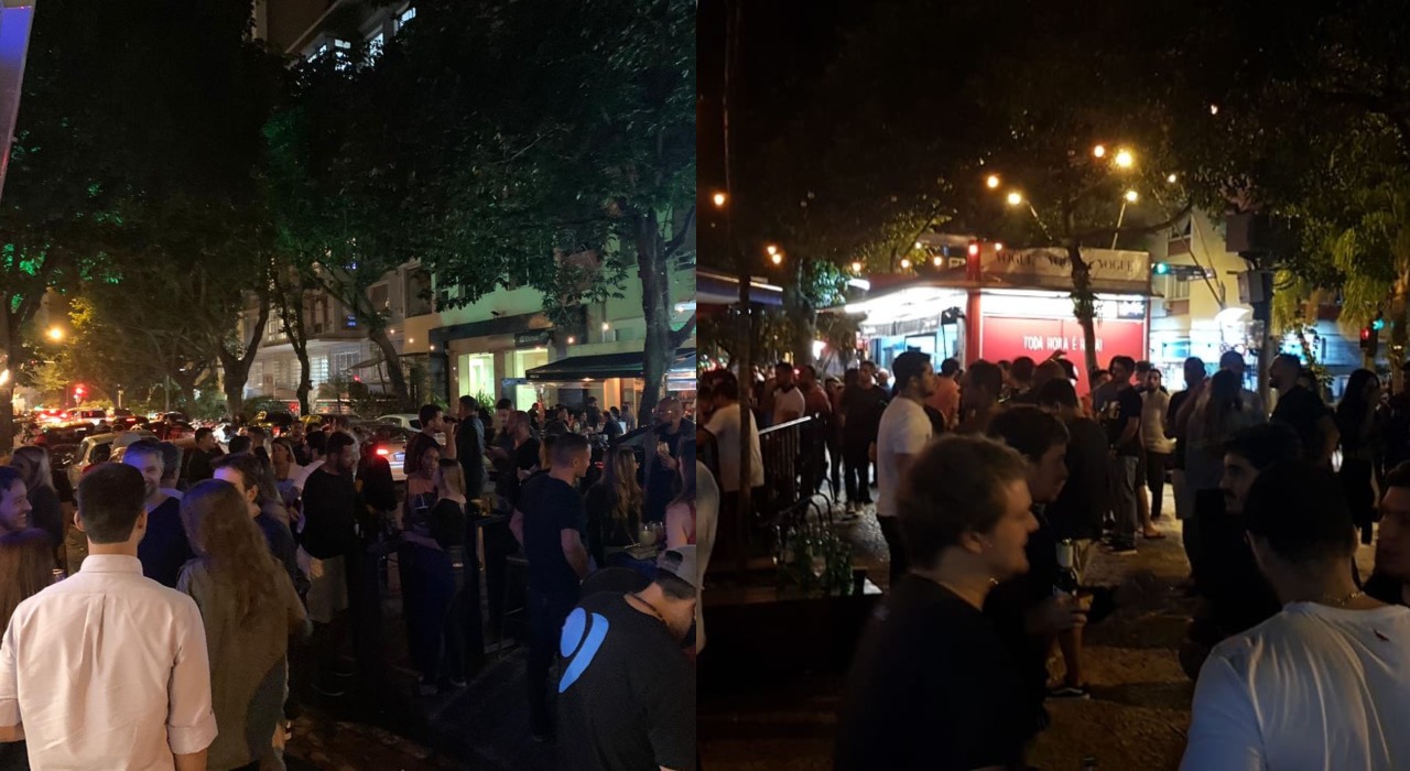 Abertura de bares durante pandemia no Leblon causa revolta na internet; veja